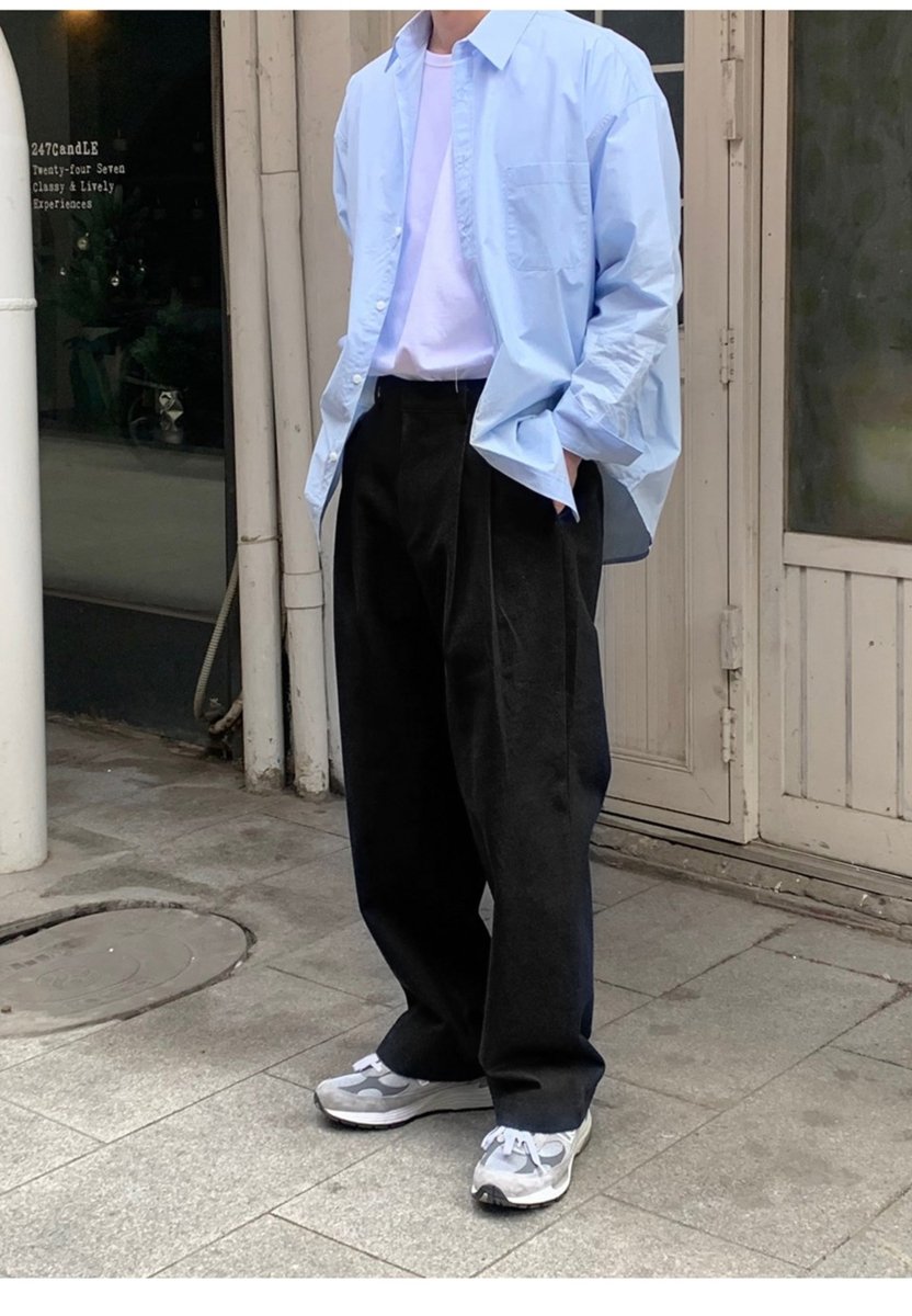 2-Tuck Wide COTTON