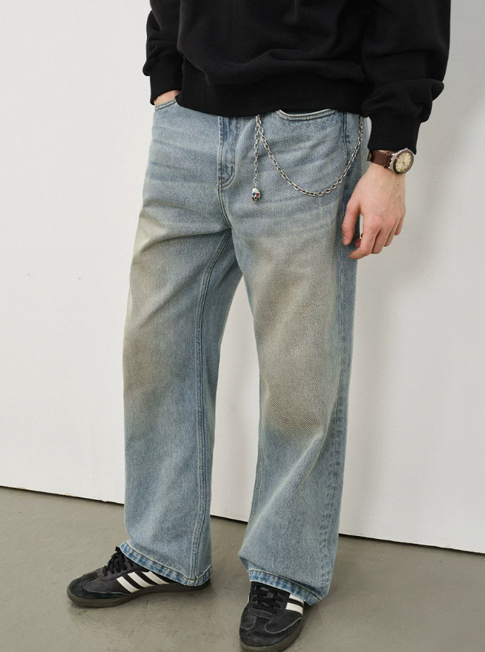 Distressed Vintage Jeans