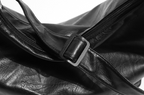 Soft leather large capacity shoulder bag