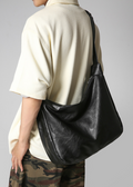 Soft leather large capacity shoulder bag