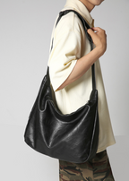 Soft leather large capacity shoulder bag
