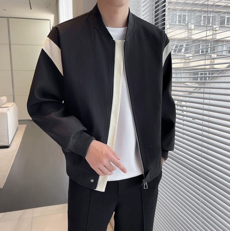 Lightweight Bomber Blouson Jacket with Pockets