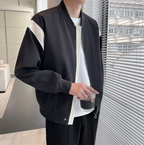 Lightweight Bomber Blouson Jacket with Pockets