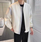 Lightweight Bomber Blouson Jacket with Pockets
