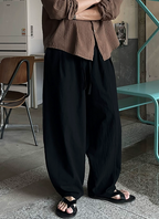 コットンリネンパンツ メンズ ワイド｜Cotton Linen PANTS