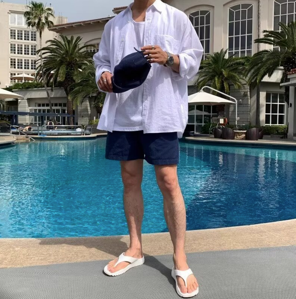 オーバーサイズリネンシャツ メンズ｜Oversized Linen SHIRT