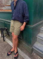 Linen blend summer shirt