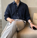 Long sleeve linen shirt