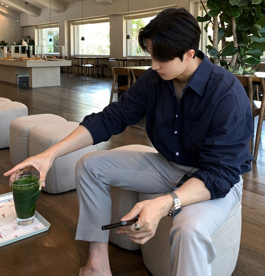 Long sleeve linen shirt