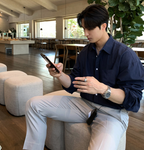 Long sleeve linen shirt