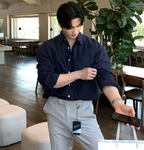 Long sleeve linen shirt