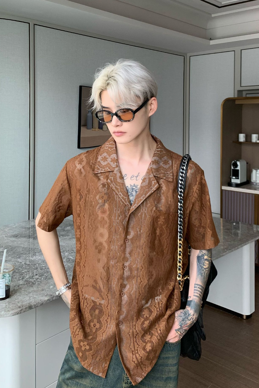 Retro short sleeve shirt