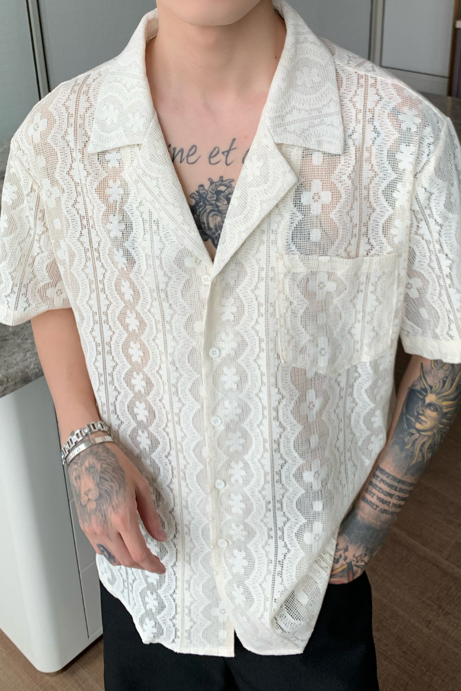Retro short sleeve shirt