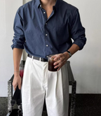 Lapel casual shirt