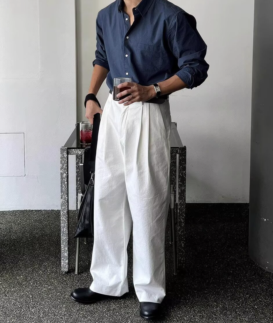 Lapel casual shirt