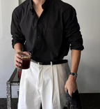 Lapel casual shirt