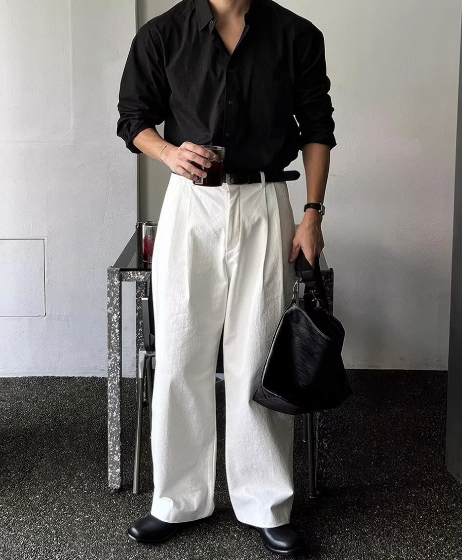 Lapel casual shirt