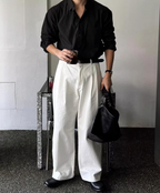 Lapel casual shirt