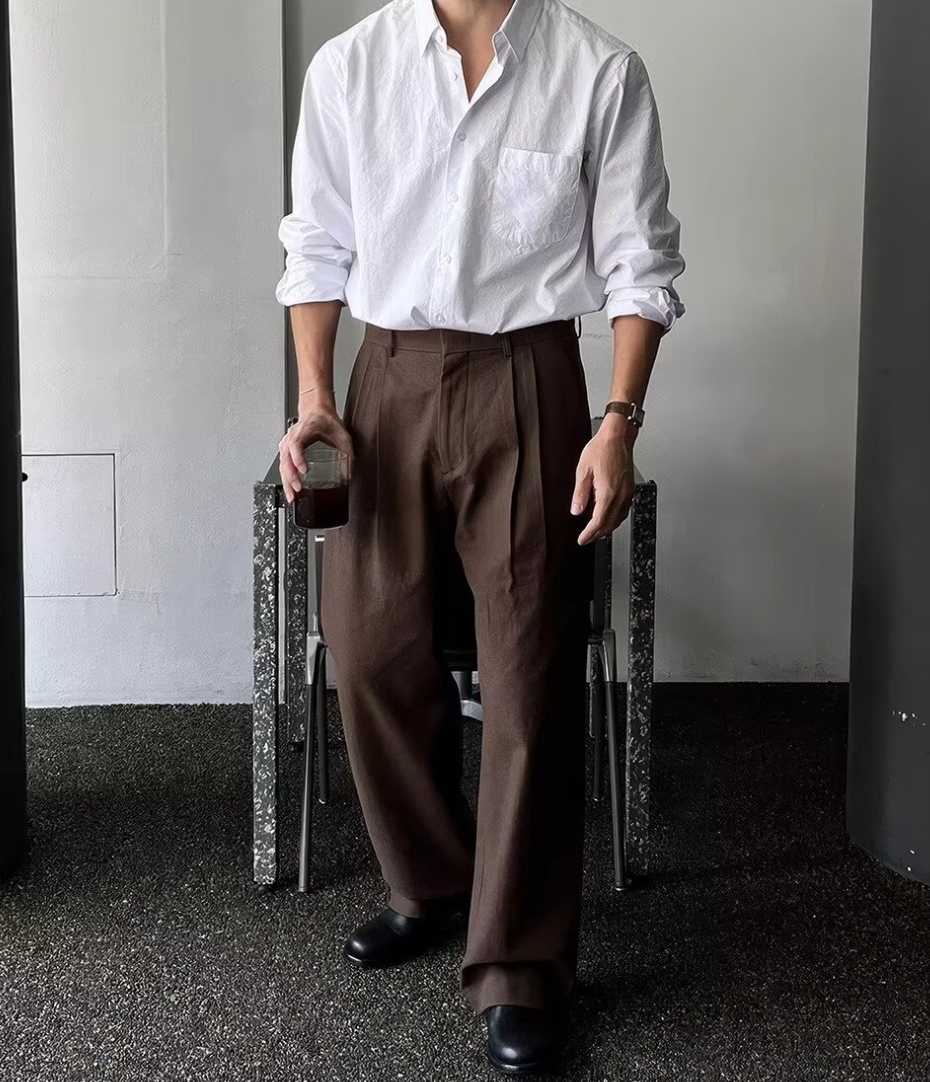 Lapel casual shirt