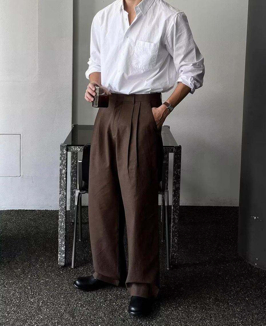 Lapel casual shirt