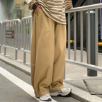 タック入りハイウエストパンツ