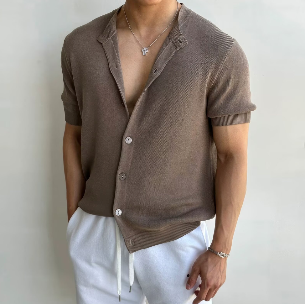 Short sleeve cardigan