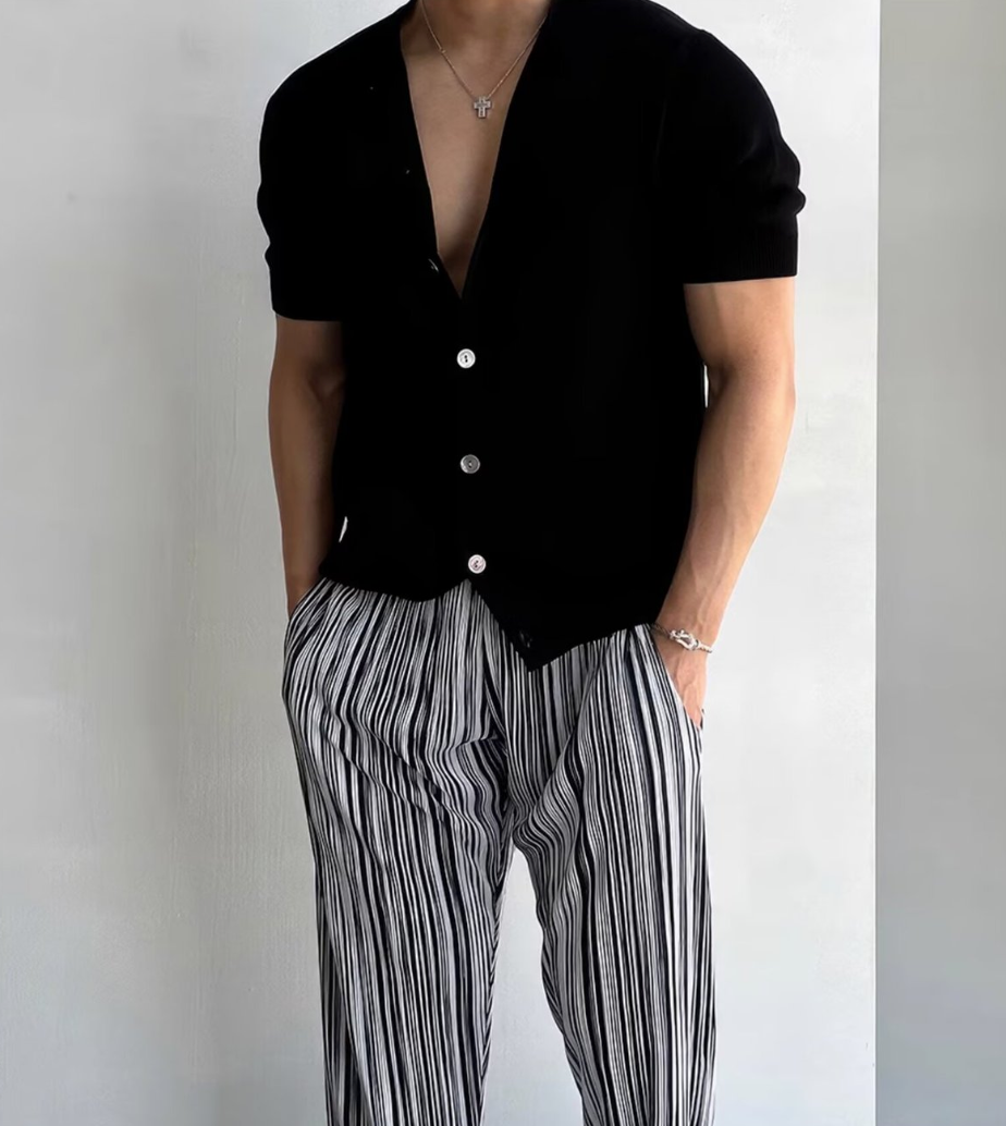 Short sleeve cardigan