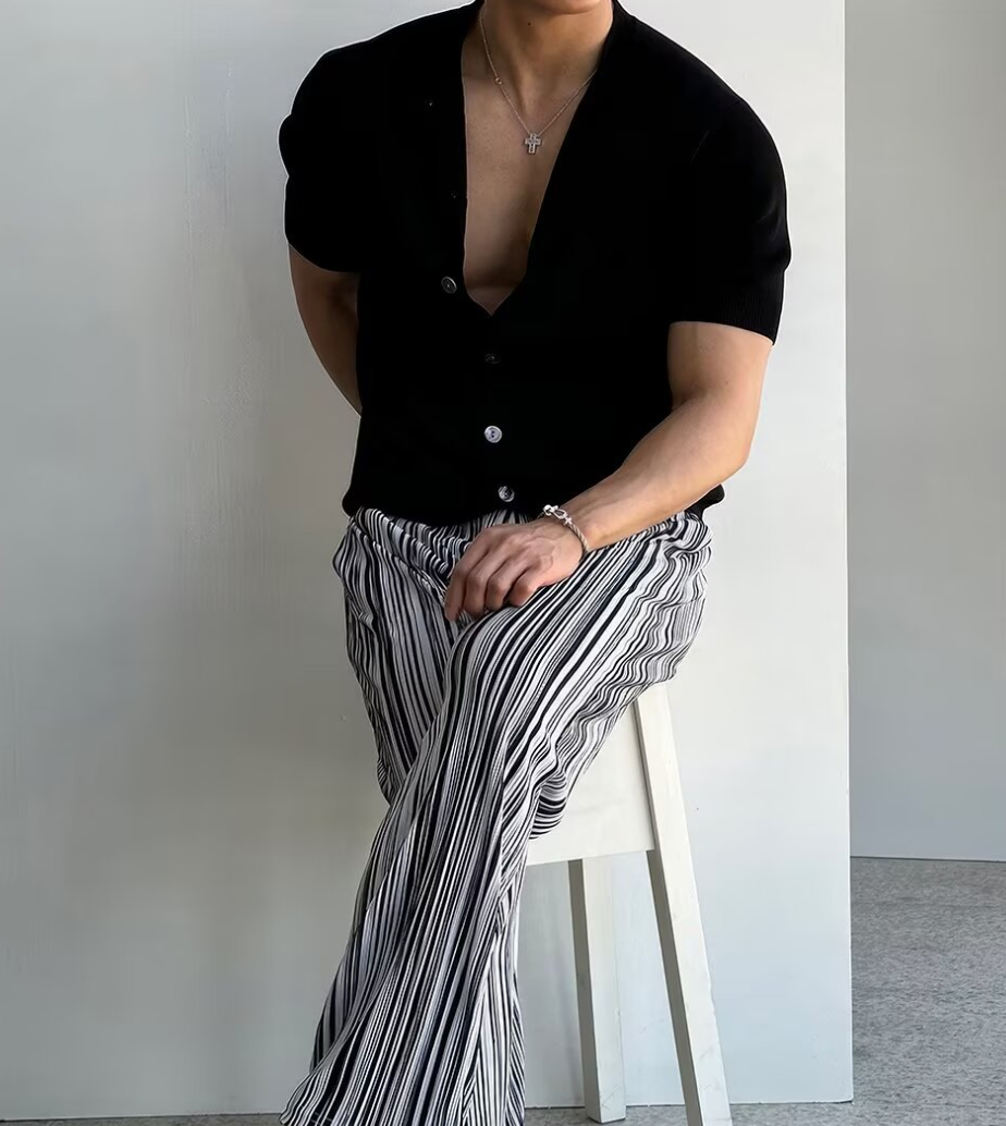 Short sleeve cardigan