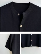 Short sleeve cardigan