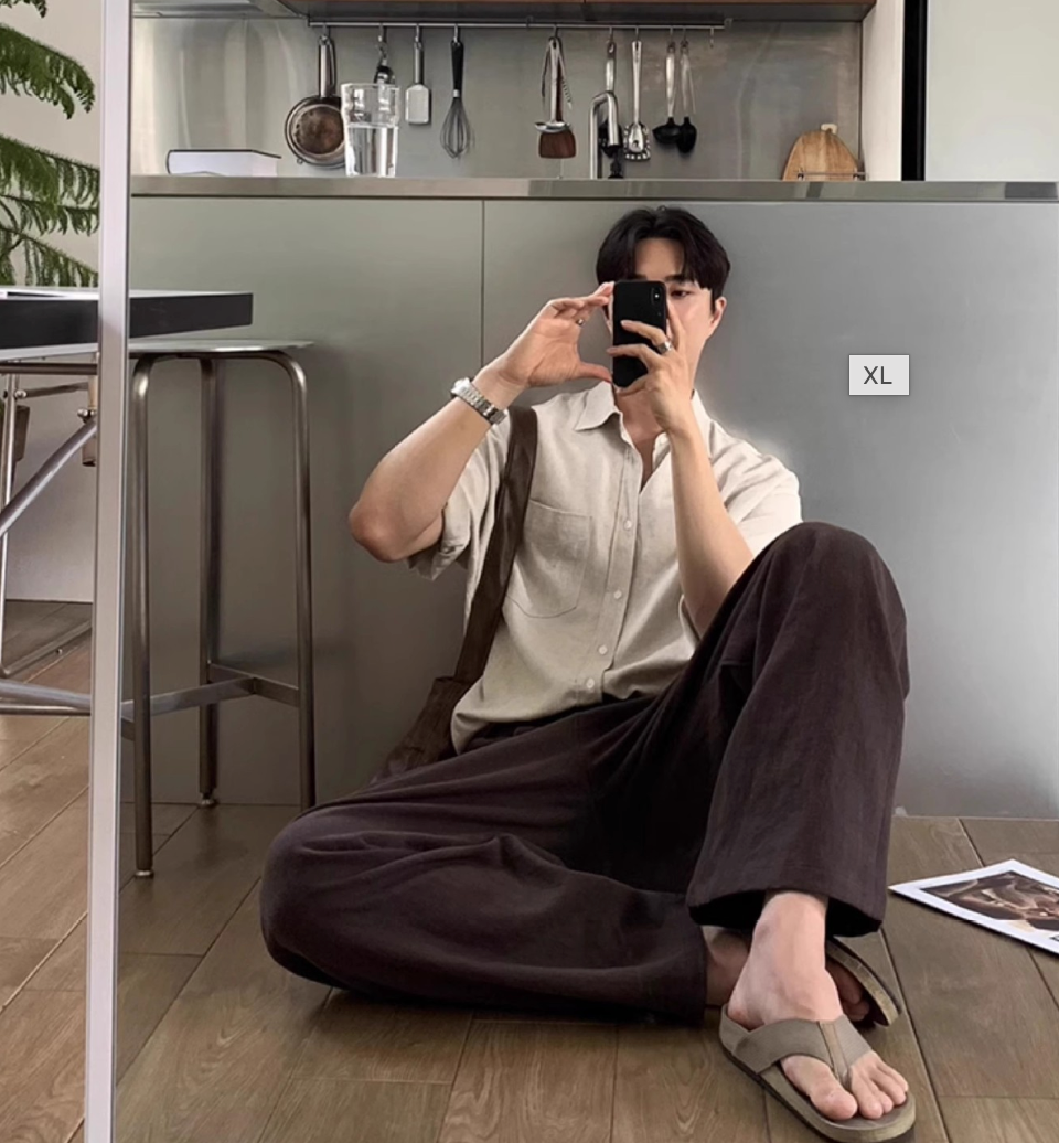Oversized short sleeve shirt