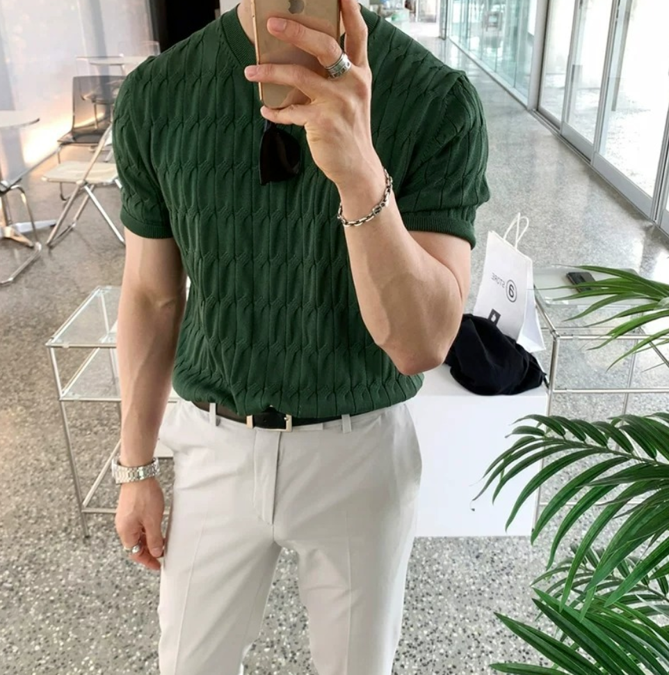 Casual Knit T -shirt