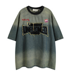 Heavy embroidery T-shirt