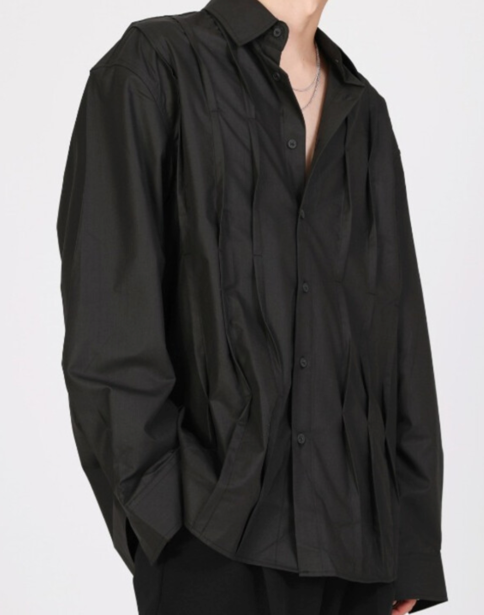 Design pleated shirt