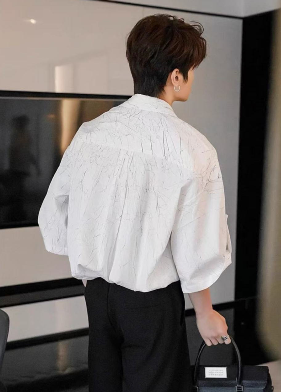 Luxury short sleeve shirt
