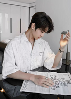 Luxury short sleeve shirt