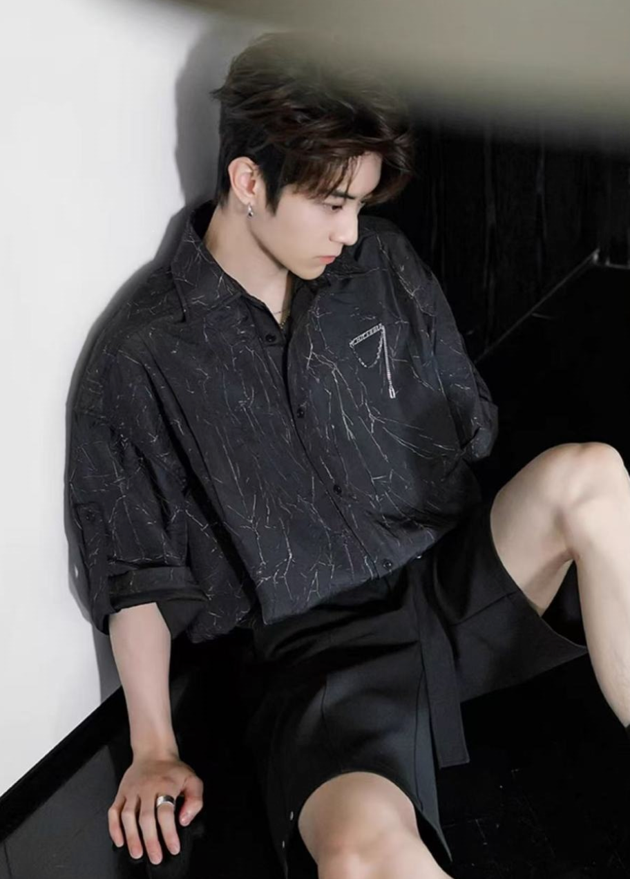 Luxury short sleeve shirt
