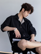 Reversible check shirt