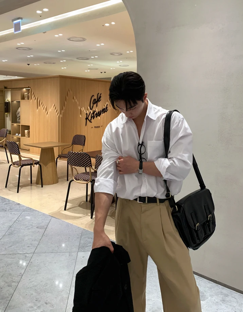 Casual white shirt