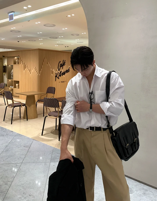 Casual white shirt