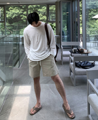Linen shorts