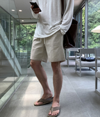 Linen shorts