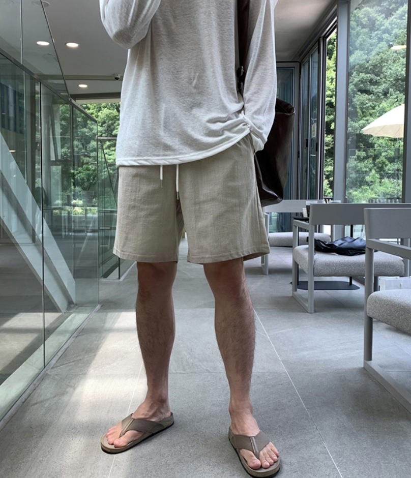 Linen shorts