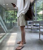 Linen shorts