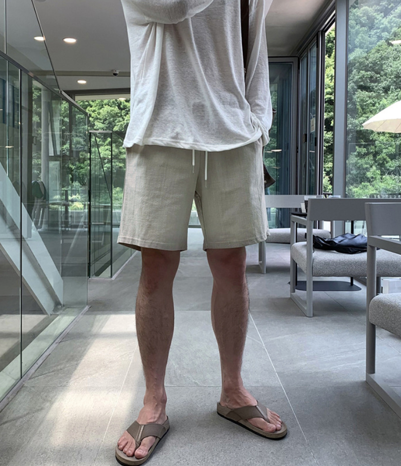 Linen shorts