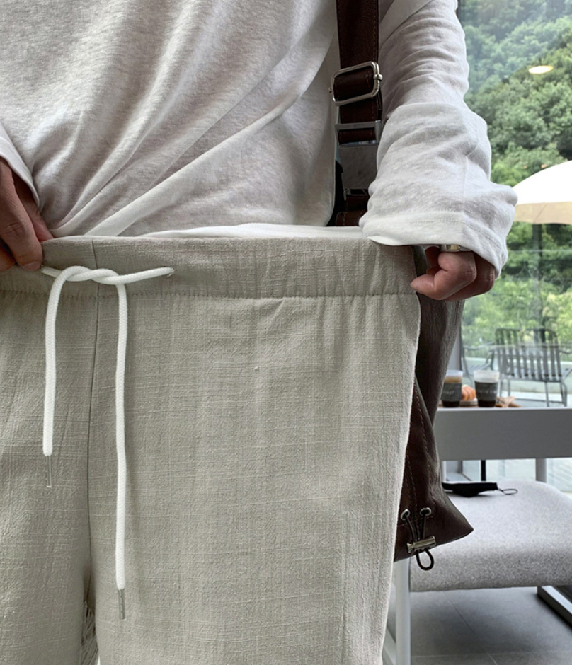 Linen shorts