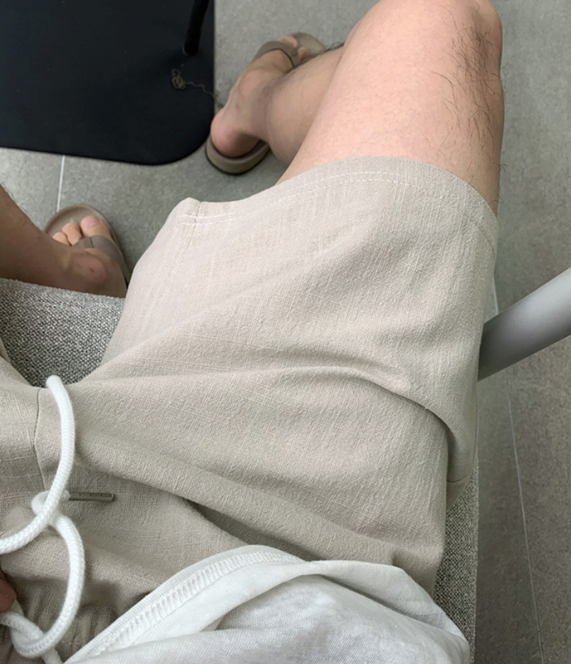 Linen shorts