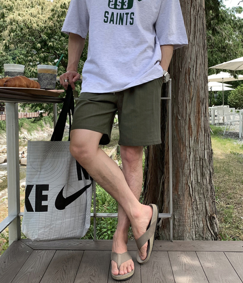 Linen shorts