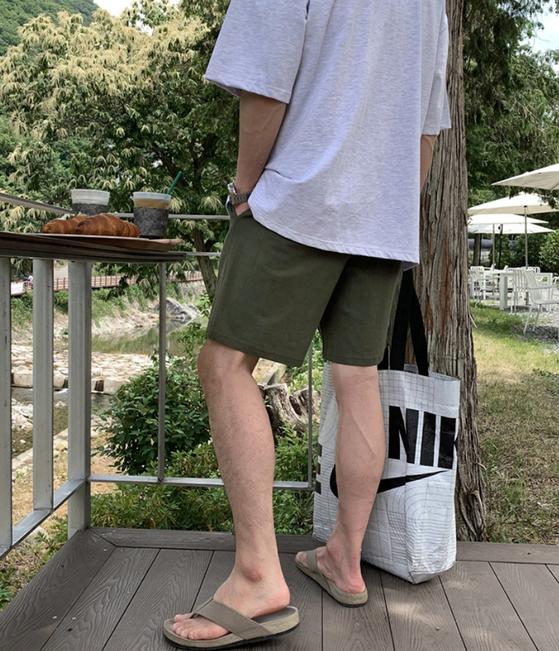 Linen shorts