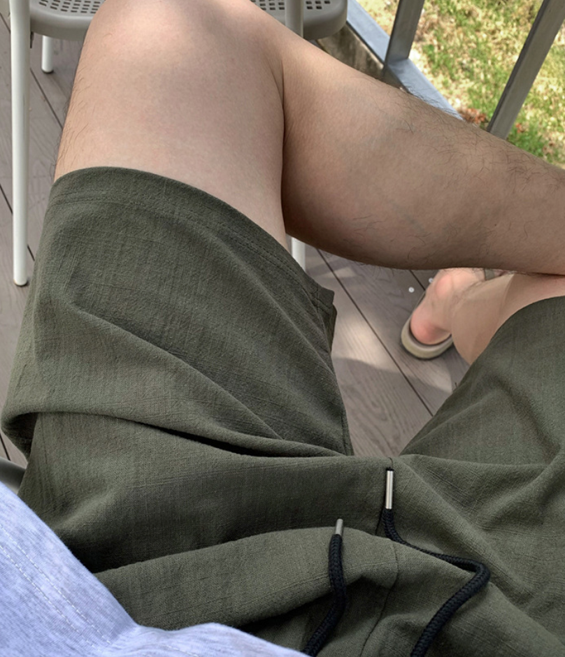 Linen shorts