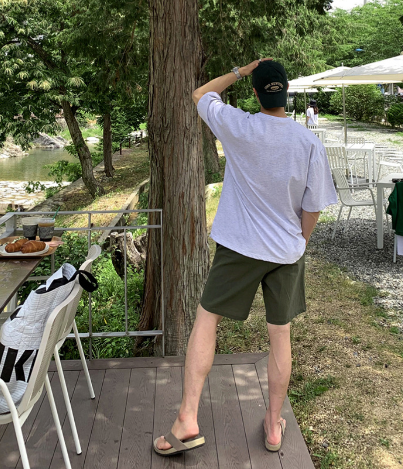 Linen shorts